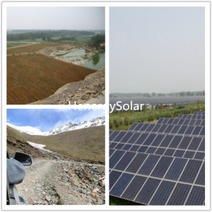 荒山荒地荒坡荒漠太陽能光伏電站系統(tǒng)工程